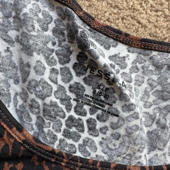 Jessica Blouse Tank Leopard Print - Picture 2 of 2